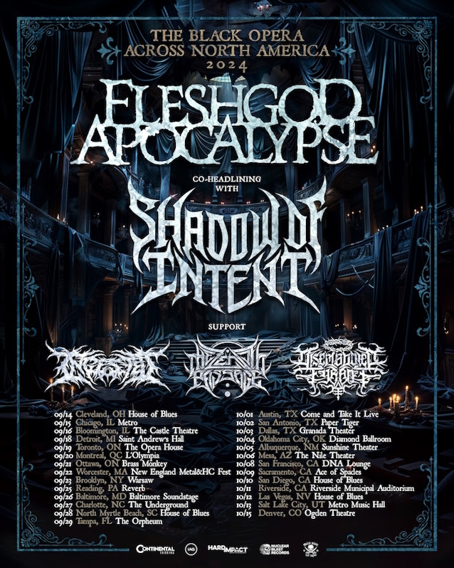 Fleshgod Apocalypse Tour Poster 2024